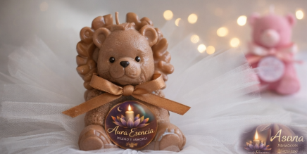 Vela León Personalizada