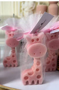 Vela de Jirafa Para baby shower en tul