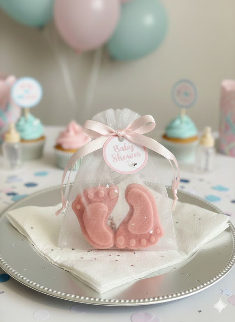 VELA DE PIECITOS PERSONALIZADA