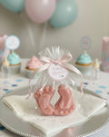 VELA DE PIECITOS PERSONALIZADA